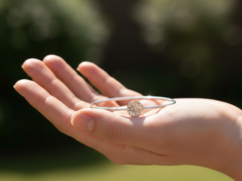 The Hammered Solstice Bangle