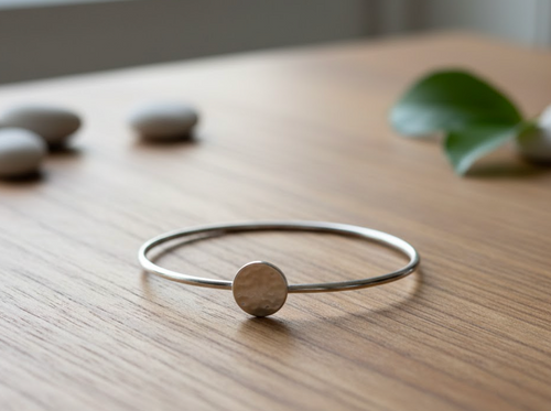 The Hammered Solstice Bangle
